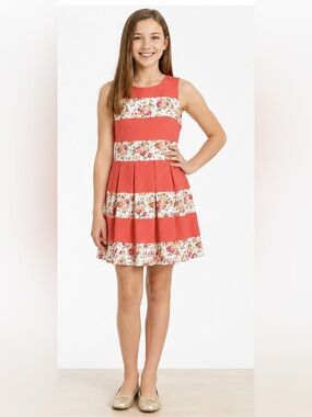 Paper Doll Girls Floral Fit & Flare Dress
Size 14